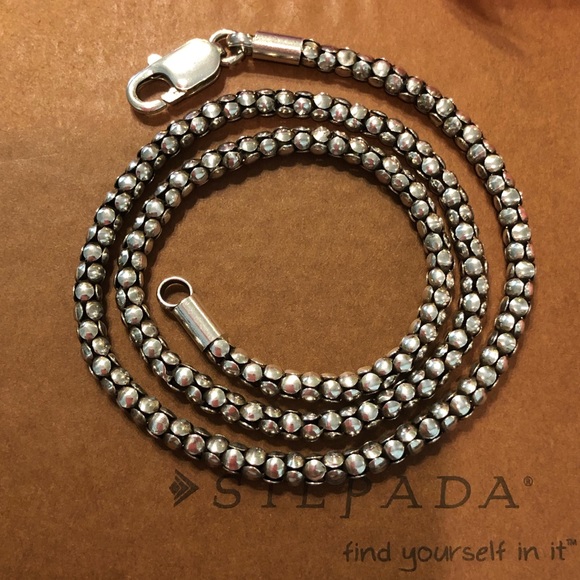 Silpada Sterling Silver Popcorn Necklace N1106 - Picture 4 of 16